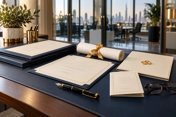 Professional certificate and document services